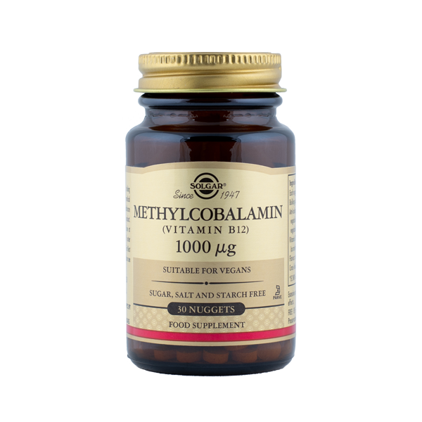 Solgar Methylcobalamin Vitamin B12 1000μg, 30 Nuggets