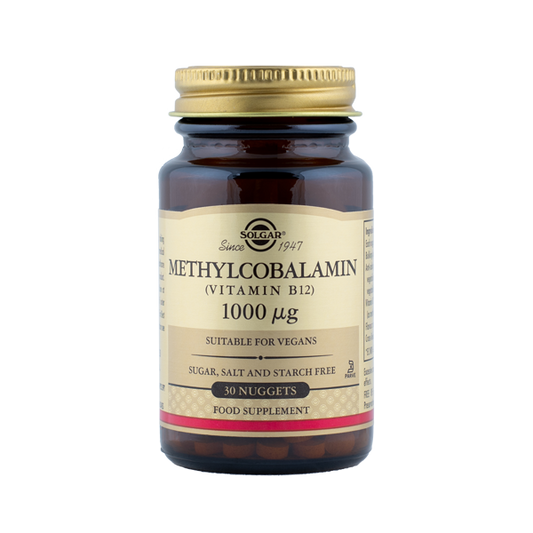 Solgar Methylcobalamin Vitamin B12 1000μg, 30 Nuggets