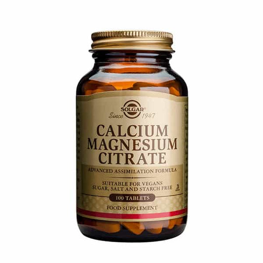 Solgar Calcium Magnesium Citrate 50 Ταμπλέτες