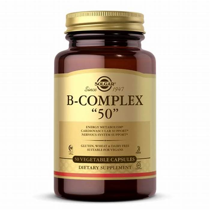 Solgar Vitamin B-Complex "50" High Potency, 50 Vegetable Capsules