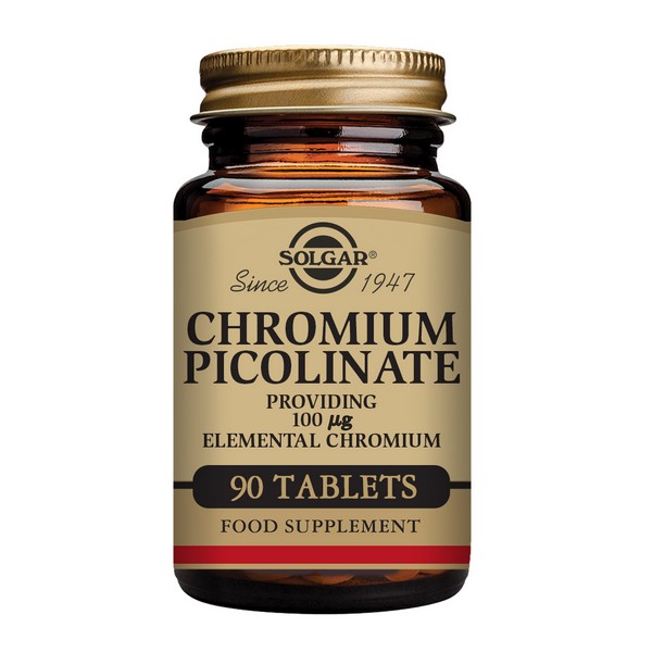 Solgar Chromium Picolinate 100µg, 90 Ταμπλέτες