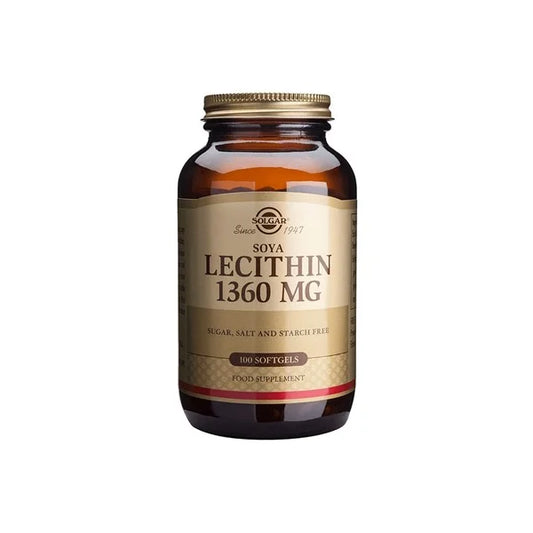 Solgar Soya Lecithin 1360mg 100 Softgels