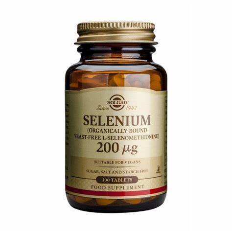 Solgar Selenium 200μg, 50 Ταμπλέτες (Χωρίς Μαγιά)