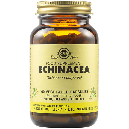 Solgar Echinacea - Full Potency Herb (100 Vegetable Capsules)