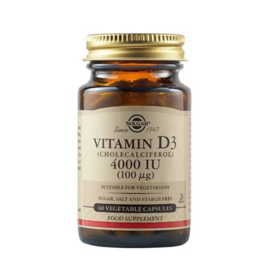 Solgar Vitamin D3 4000 IU (100 μg), 60 Vegetable Capsules