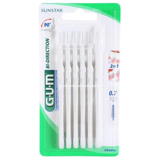 GUM Bi-Direction Ultra-Micro Fine 0.7mm 6pcs