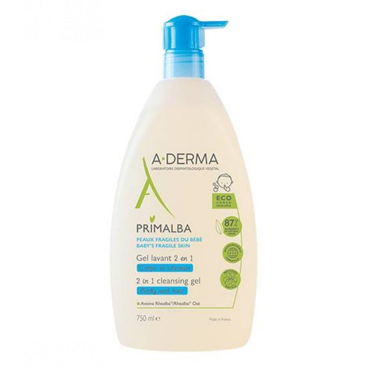 A-Derma Primalba Cleansing Gel 2-in-1 - 750ml