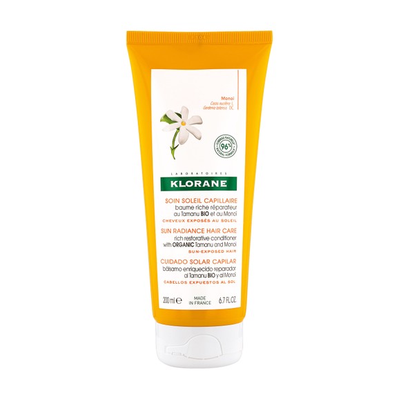 Klorane Monoi Sun Radiance Hair Care Conditioner with Monoi & Tamanu 200ml