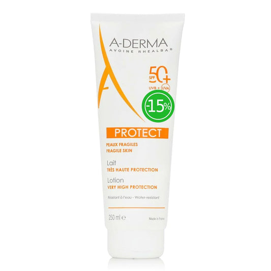 A-Derma Protect Lotion SPF50+ Αντηλιακό Γαλάκτωμα για Όλη την Οικογένεια 250ml