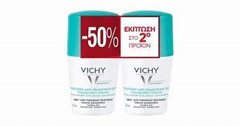 Vichy 48h Intensive Antiperspirant Roll-On Deodorant 2 x 50ml