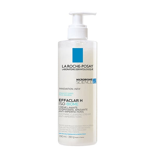 La Roche-Posay Effaclar H Iso-Biome Soothing Cleansing Cream, 390ml