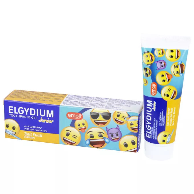 Elgydium Junior Emoji Οδοντόκρεμα 50ml με Γεύση Tutti-Frutti