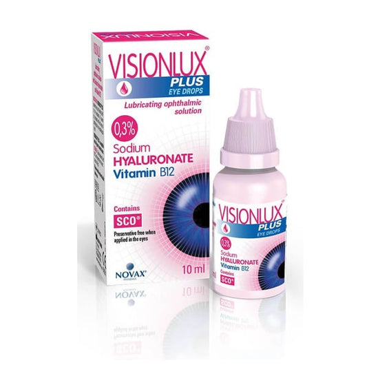 Visionlux Plus Οφθαλμικές Σταγόνες 10ml