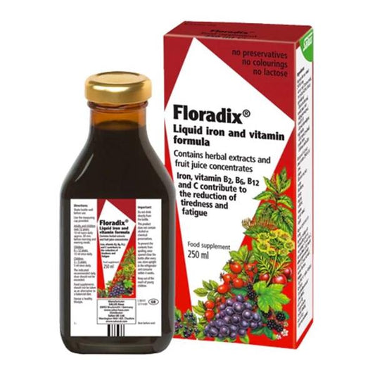 Floradix Liquid Iron and Vitamin Formula, 250ml