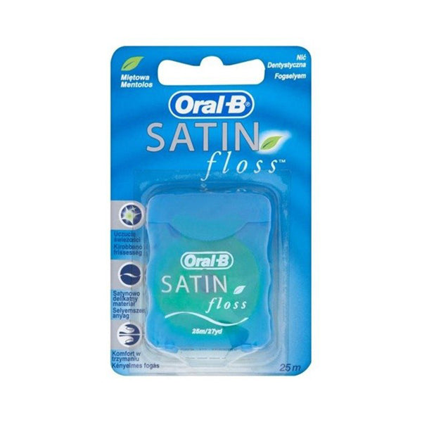 Oral-B Satin Floss (Mint Waxed)