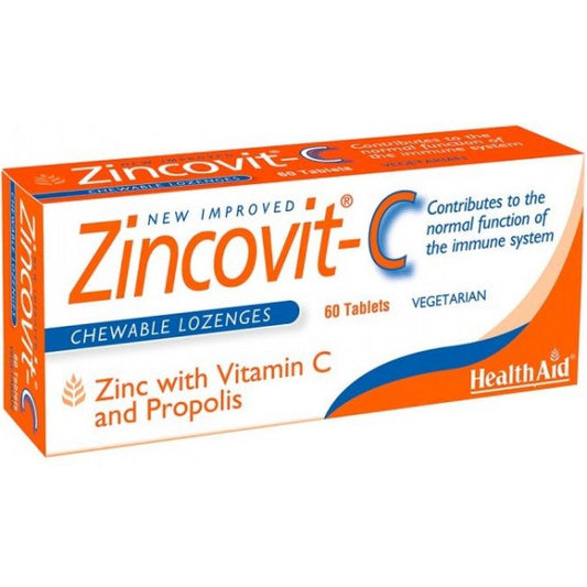 HealthAid Zincovit-C Chewable Lozenges 60 Tablets