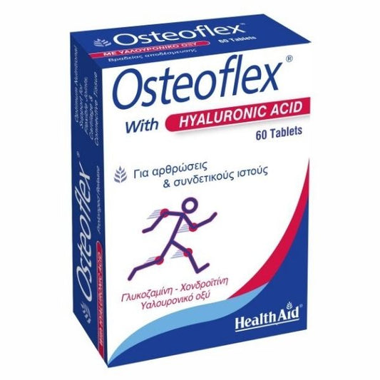 Health Aid Osteoflex with Hyaluronic Acid, 60 Ταμπλέτες