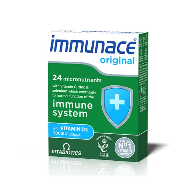 Immunace Original - Συμπλήρωμα Διατροφής για την Υποστήριξη του Ανοσοποιητικού Συστήματος 30 ταμπλέτες