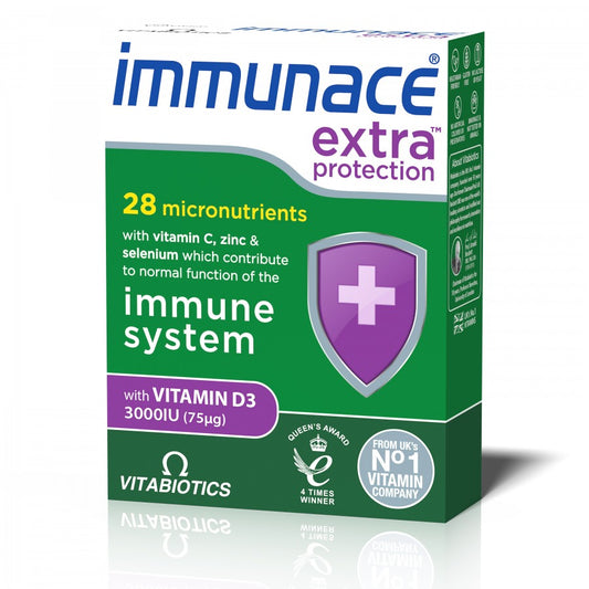 Immunace Extra Protection - Συμπλήρωμα Διατροφής για την Υποστήριξη του Ανοσοποιητικού Συστήματος 30 δίσκια