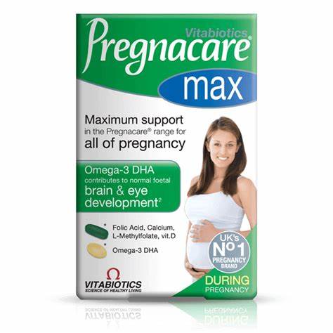 Pregnacare Max - Συμπλήρωμα Διατροφής για την Εγκυμοσύνη 56 ταμπλέτες + 28 κάψουλες (συνολικά 84 ταμπλέτες/κάψουλες)