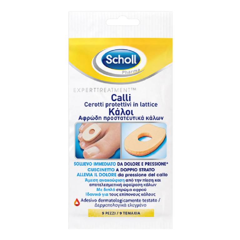 Scholl Αφρώδη Προστατευτικά Επιθέματα για Κάλους, 9 τεμάχια