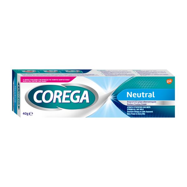 Corega Neutral 3D Hold Fixing Cream for Dentures (40g)