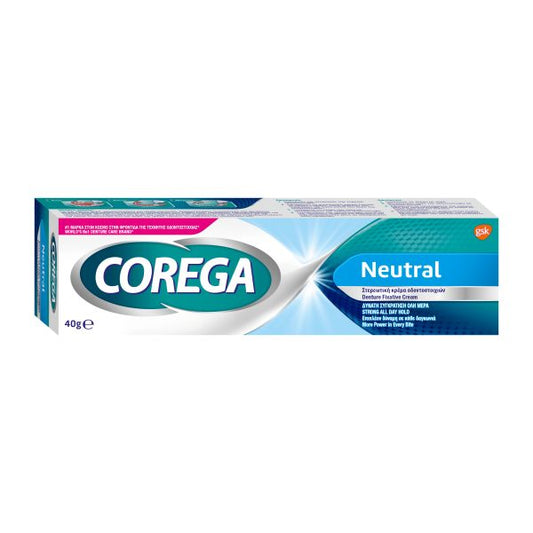 Corega Neutral 3D Hold Fixing Cream for Dentures (40g)