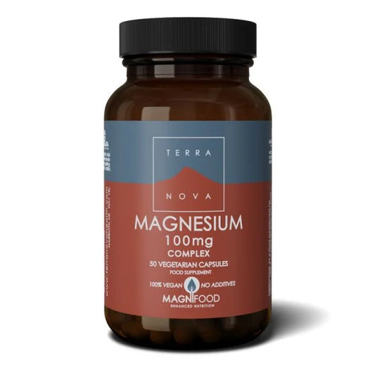 Terranova Magnesium 100mg Complex - Συμπλήρωμα Διατροφής 50 κάψουλες