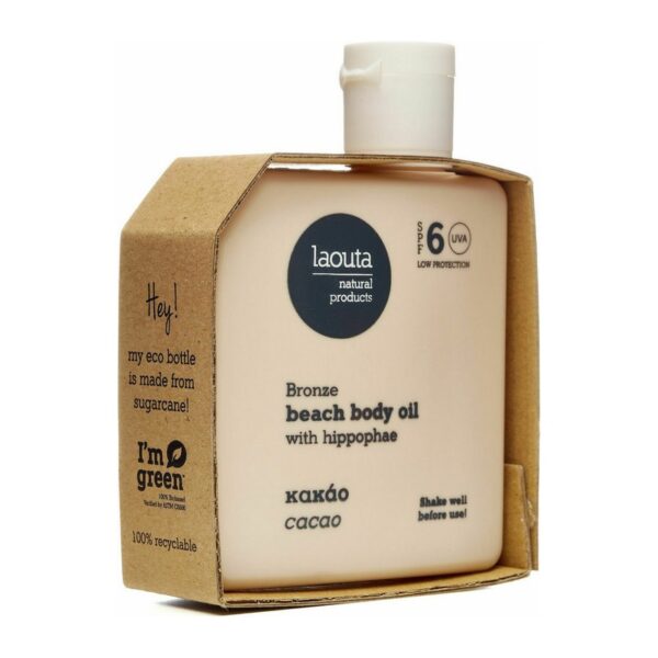 Laouta Beach Body Oil 6 SPF Cocoa 100ml