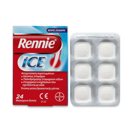 Rennie Ice 24 Chewable Tablets