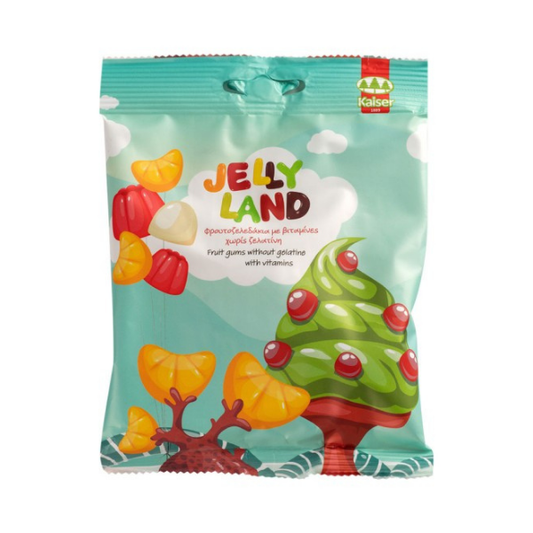 Kaiser Jelly Land Φρουτοζελεδάκια με 10 Βιταμίνες, 100g