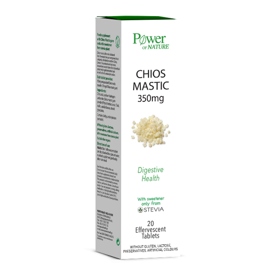 Power Health Chios Mastic με Στέβια, 20 Αναβράζοντα Δισκία