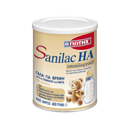 Sanilac HA Υποαλλεργικό Γάλα για Βρέφη 400gr