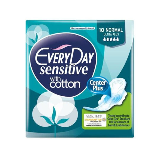 EveryDay Σερβιέτες Sensitive με Βαμβάκι Normal Ultra Plus (10 τεμάχια)