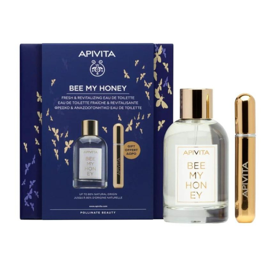 Apivita Promo Bee My Honey Eau de Toilette 100ml & Δώρο Επαναγεμιζόμενο Spray Αρώματος 8ml