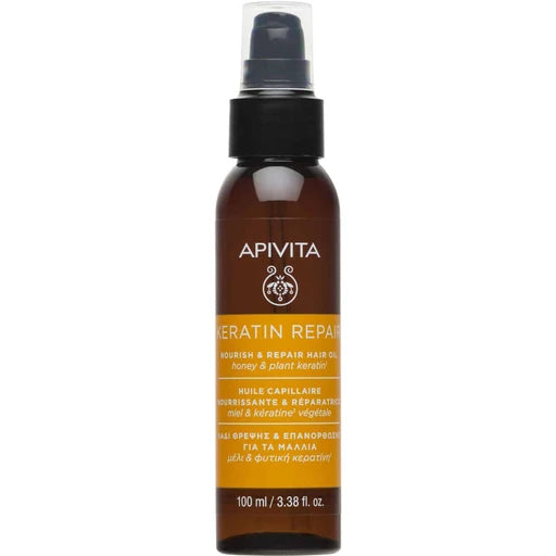 Apivita Keratin Repair Nourish & Repair Hair Oil - 100ml