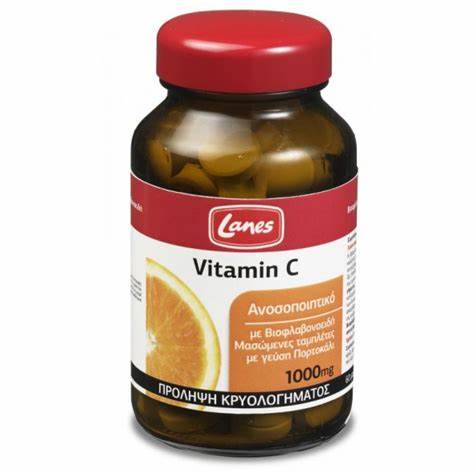 Lanes Vitamin C 1000mg με Βιοφλαβονοειδή 60 Ταμπλέτες