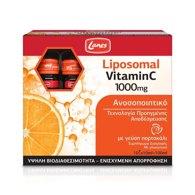 Lanes Liposomal Vitamin C 1000mg, 10x10ml