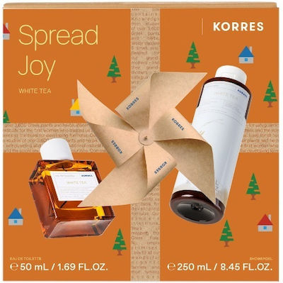 Korres Promo Spread Joy White Tea Eau De Toilette 50ml & Shower Gel 250ml