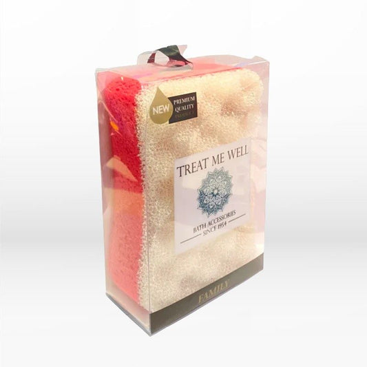 Treat Me Well Family Bath & Shower Sponge 2 in 1