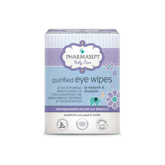 Pharmasept Baby Care Purified Eye Wipes 10τμχ