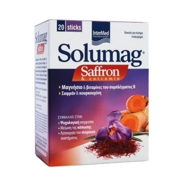 Intermed Solumag Saffron & Curcumin 20 Sticks