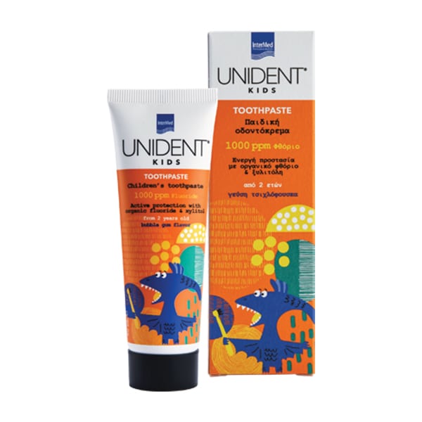 Unident Kids Toothpaste 1000 ppm Fluoride 50ml