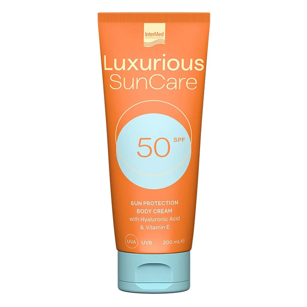 Luxurious SunCare Body Cream SPF50 με Υαλουρονικό Οξύ 200ml