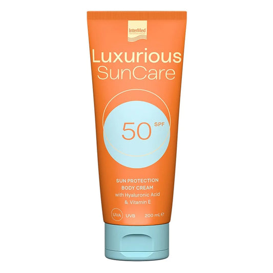 Luxurious SunCare Body Cream SPF50 με Υαλουρονικό Οξύ 200ml