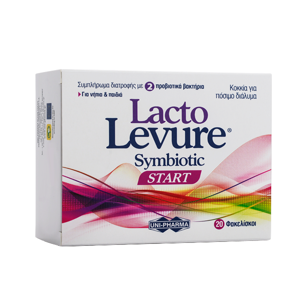 Lacto Levure Symbiotic Start 20 φακελίσκοι - Προβιοτικά για Νήπια και Παιδιά