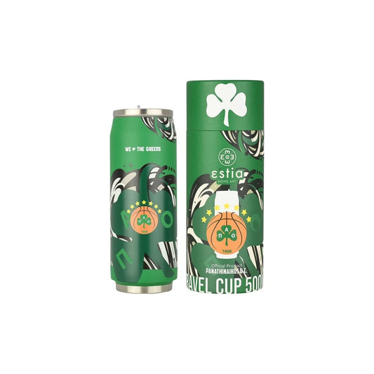 Estia Θερμός Travel Cup Panathinaikos BC Edition "WE THE GREENS" 500ml