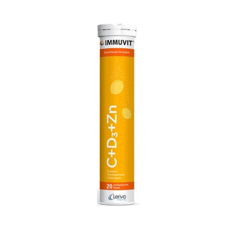 Immuvit C + D3 + Zn,20eff tab