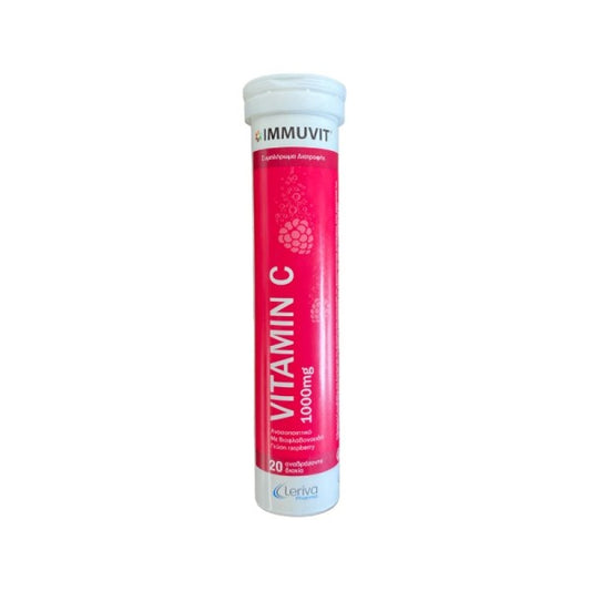 Immuvit Vitamin C 1000mg Raspberry.