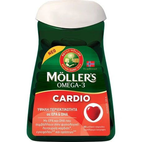 Möller's Omega-3 Cardio - 60 Κάψουλες